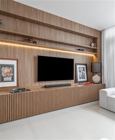 Akupanel Schallschutzplatten aus Holzlamellen