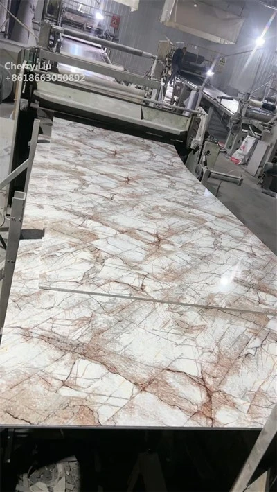 Marmorwandpaneel PVC-Platte