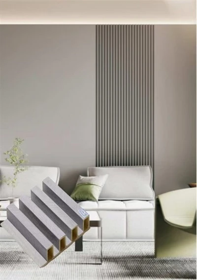 Wettbewerbspreis WPC Wall Panel Decke WPC Slat Panel Cover Marmorfarbe
