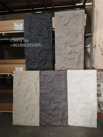 Außen 1200*600 mm dekoratives Wandstein PU -Panel